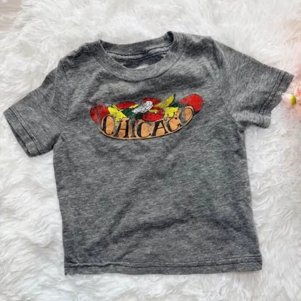 Chicago Graphic Tee Toddler Shirt 12M Soft Vintage Style